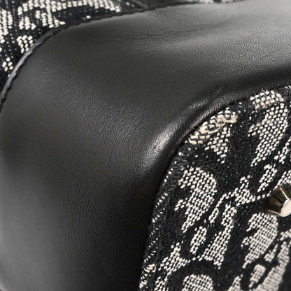 Christian Dior Black Trotter Duffle Handbag