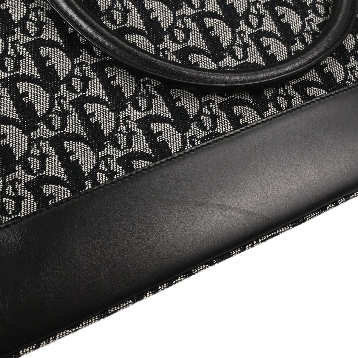 Christian Dior Black Trotter Duffle Handbag