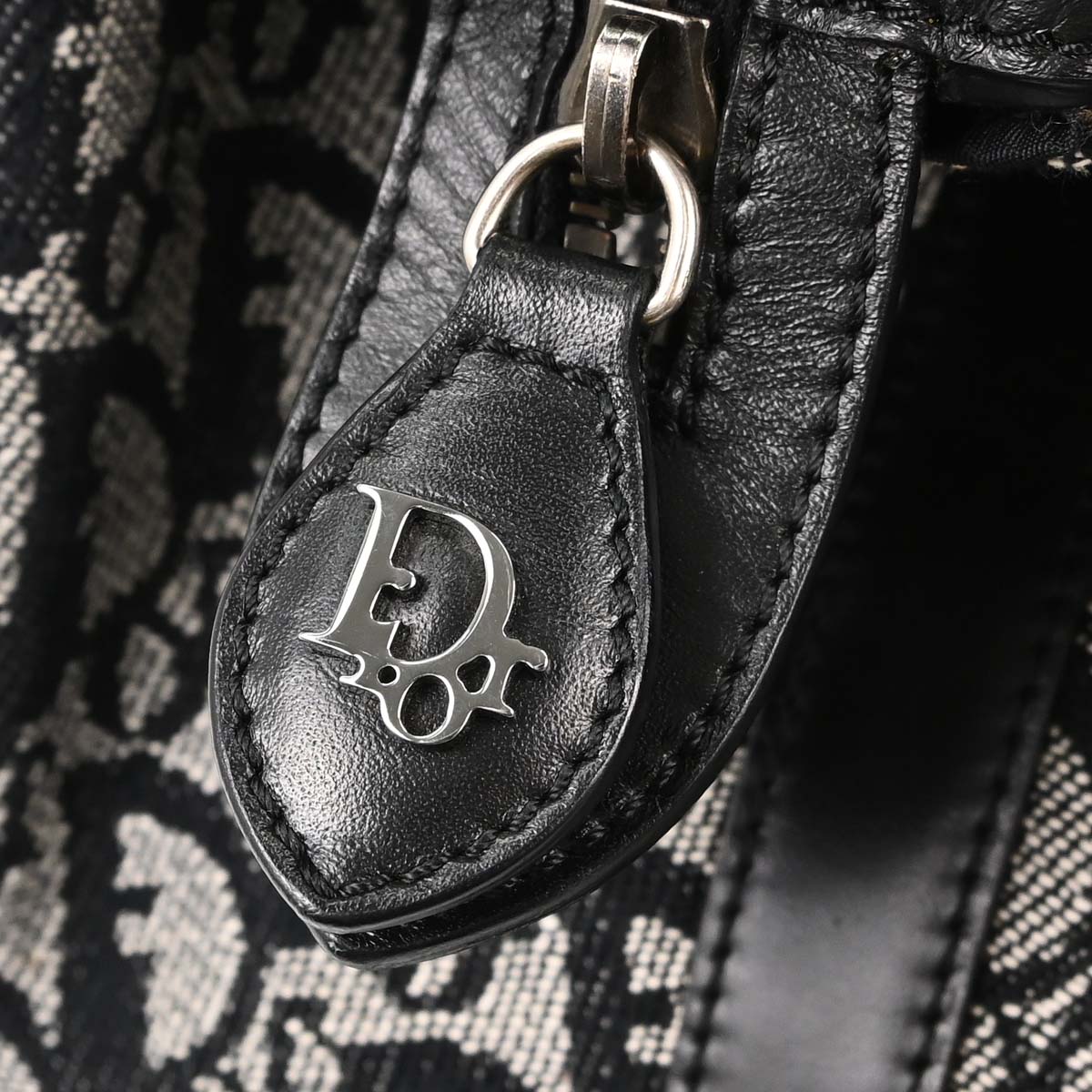 Christian Dior Black Trotter Duffle Handbag