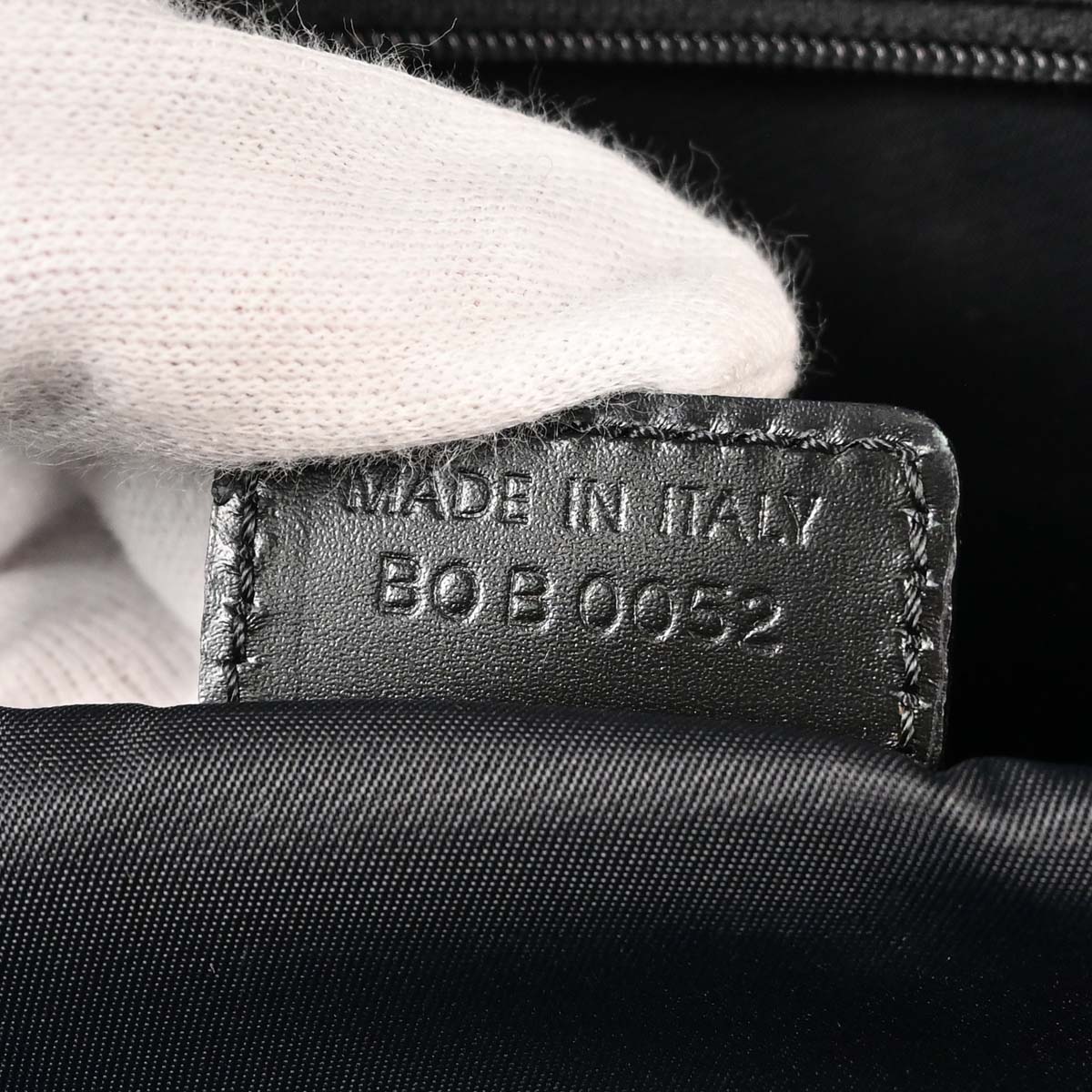 Christian Dior Black Trotter Duffle Handbag
