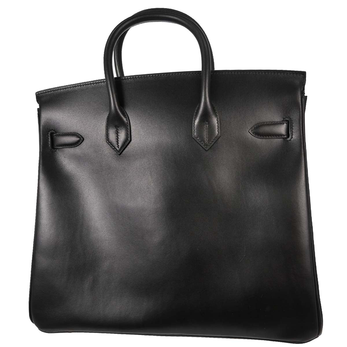Hermes Black Box Calf HAC Haut a Courroies 32 Handbag