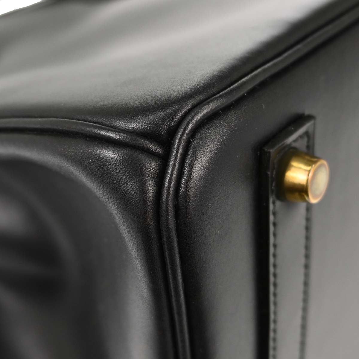 Hermes Black Box Calf HAC Haut a Courroies 32 Handbag