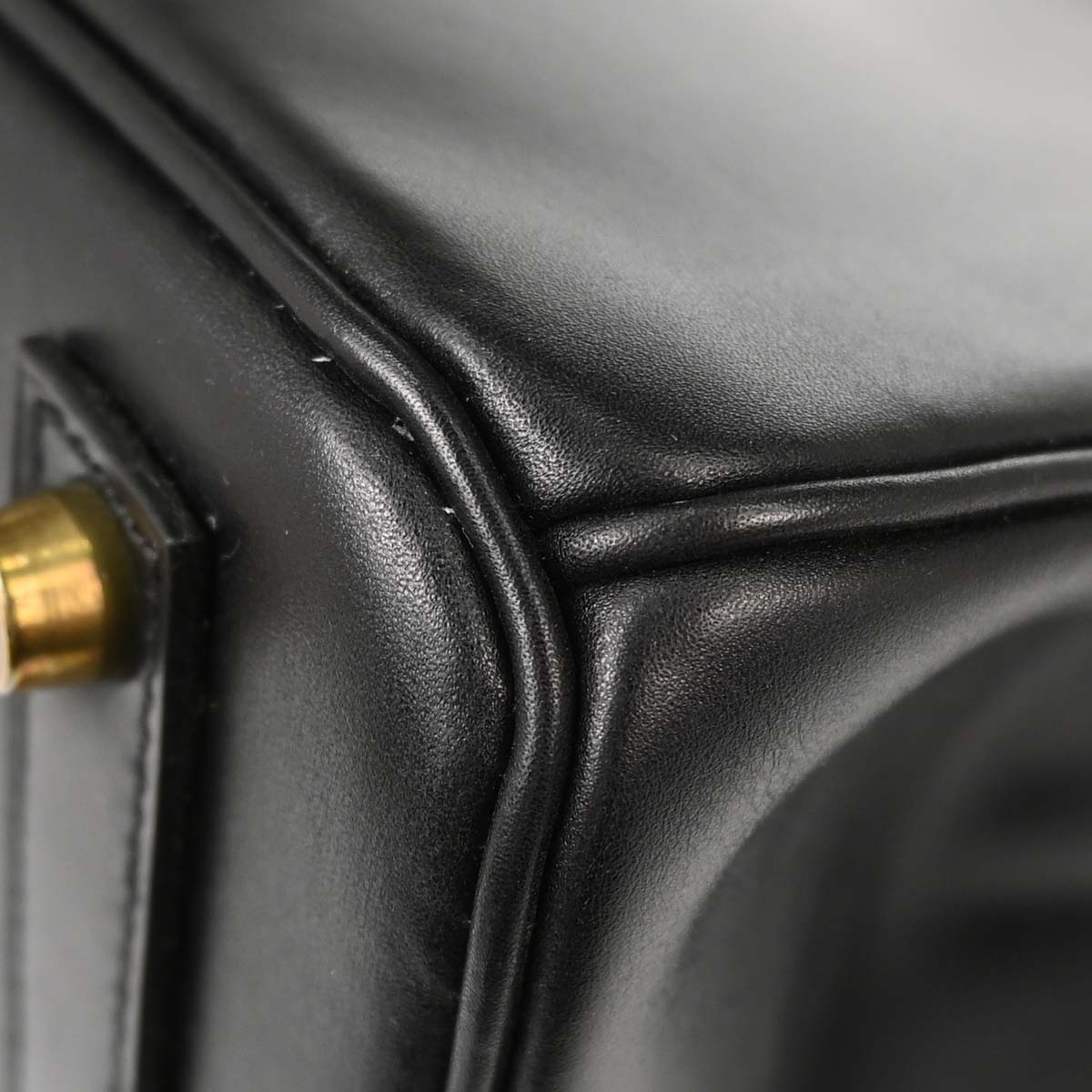 Hermes Black Box Calf HAC Haut a Courroies 32 Handbag