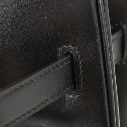 Hermes Black Box Calf HAC Haut a Courroies 32 Handbag