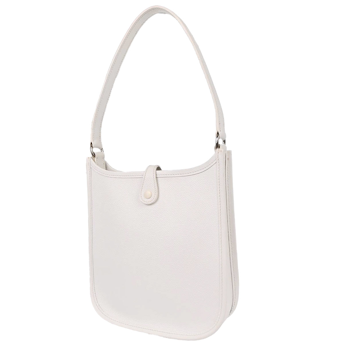 Hermes White Epsom Evelyne TPM Handbag