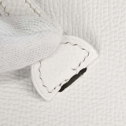 Hermes White Epsom Evelyne TPM Handbag