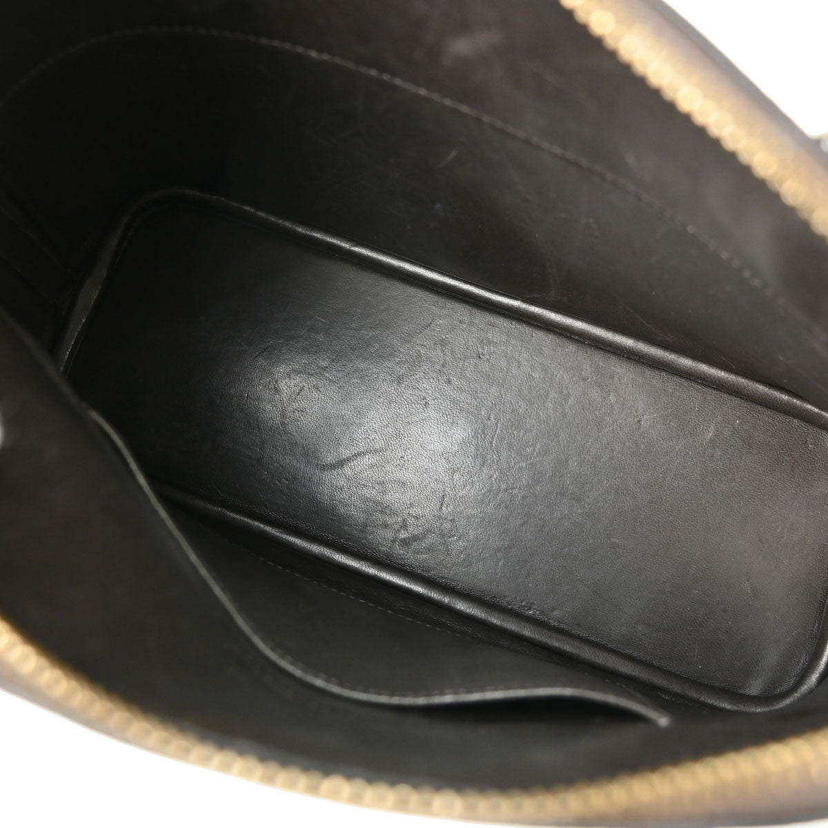 Hermes Chocolat Courchevel Bolide 27 2way Shoulder Handbag