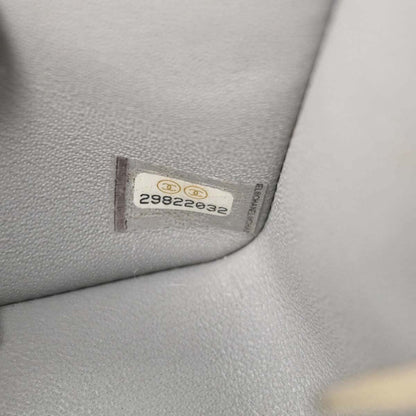 Chanel Gray Lambskin Chevron Single Flap Shoulder Bag