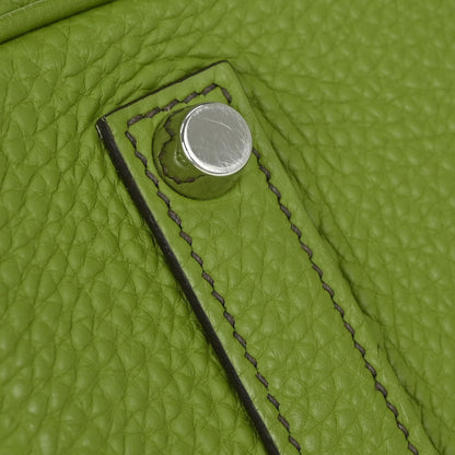 Hermes Anis Green Togo Birkin 35 Handbag