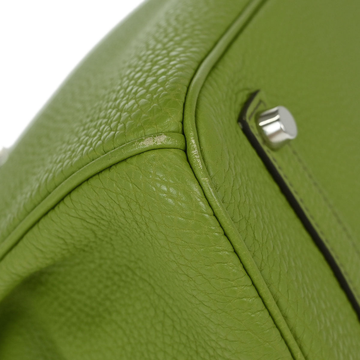 Hermes Anis Green Togo Birkin 35 Handbag