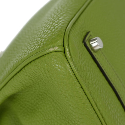 Hermes Anis Green Togo Birkin 35 Handbag