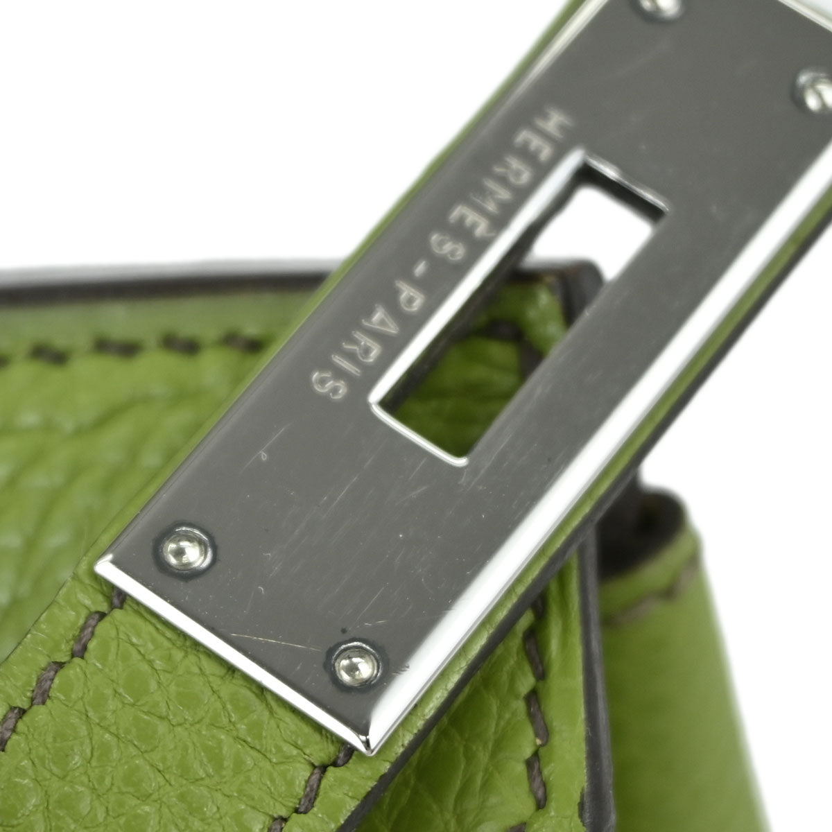 Hermes Anis Green Togo Birkin 35 Handbag