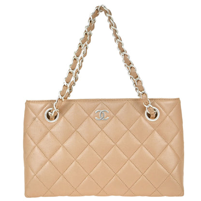 Chanel Pink Lambskin Tote Handbag