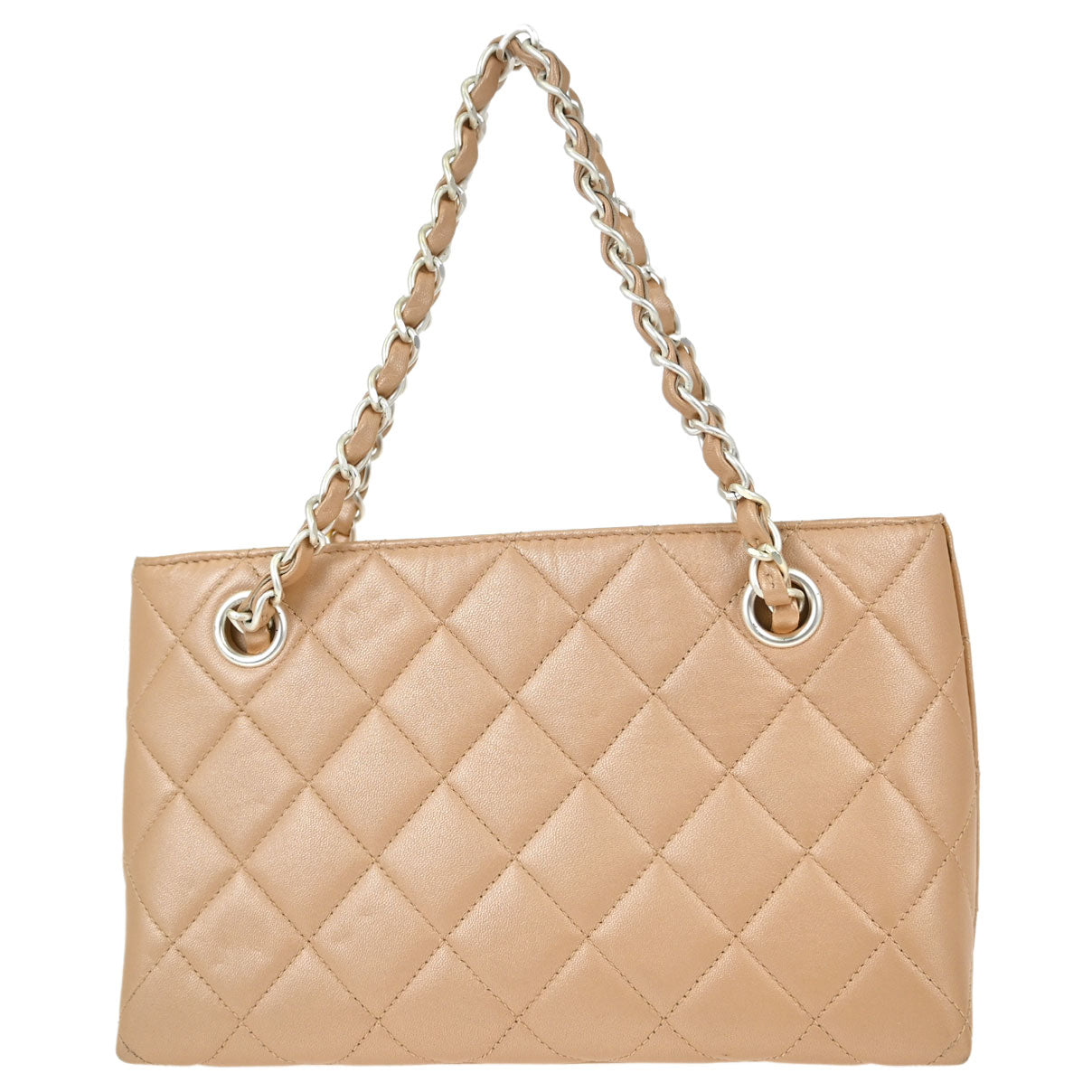 Chanel Pink Lambskin Tote Handbag