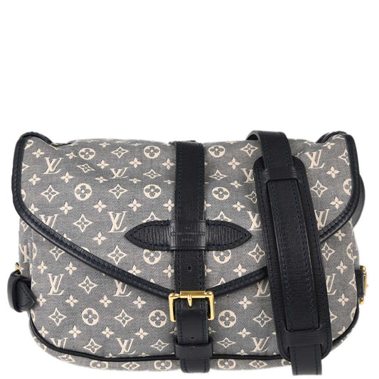 Louis Vuitton 2012 Gray Monogram Idylle Saumur PM Shoulder Bag M40666
