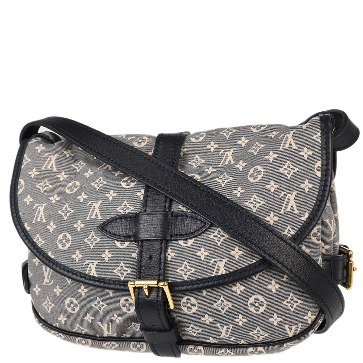 Louis Vuitton 2012 Gray Monogram Idylle Saumur PM Shoulder Bag M40666