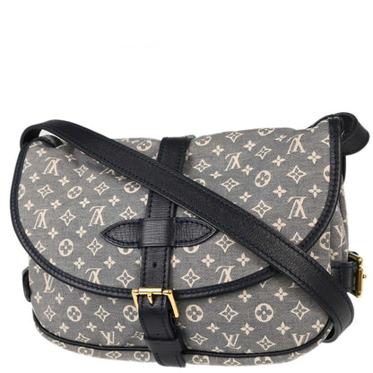 Louis Vuitton 2012 Gray Monogram Idylle Saumur PM Shoulder Bag M40666