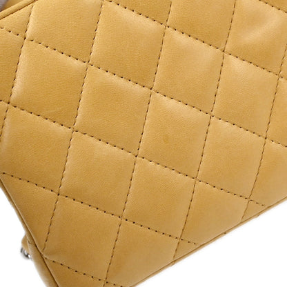Chanel Beige Lambskin East West Shoulder Bag