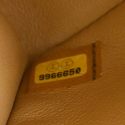 Chanel Beige Lambskin East West Shoulder Bag