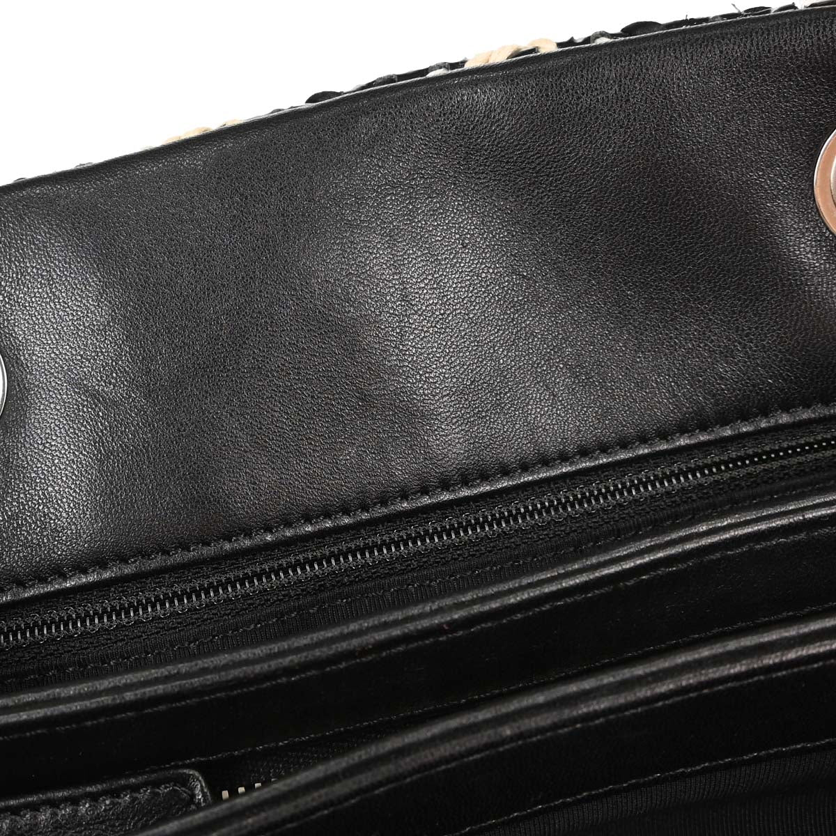 Chanel 2010-2011 Black Patent Leather Small Just Bowling Mademoiselle Handbag