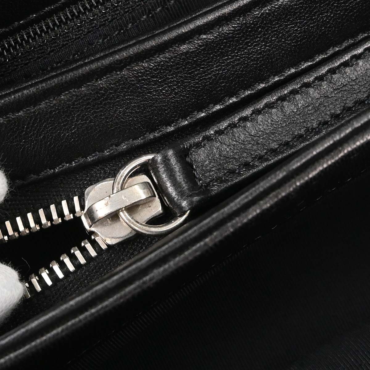 Chanel 2010-2011 Black Patent Leather Small Just Bowling Mademoiselle Handbag