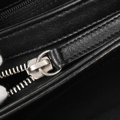 Chanel 2010-2011 Black Patent Leather Small Just Bowling Mademoiselle Handbag