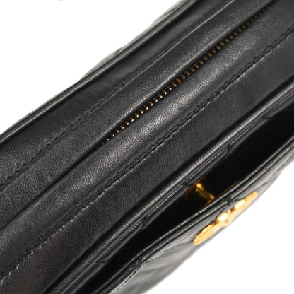 Chanel 1994-1996 Black Lambskin Camera Bag Mini