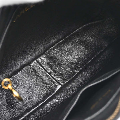 Chanel 1994-1996 Black Lambskin Camera Bag Mini
