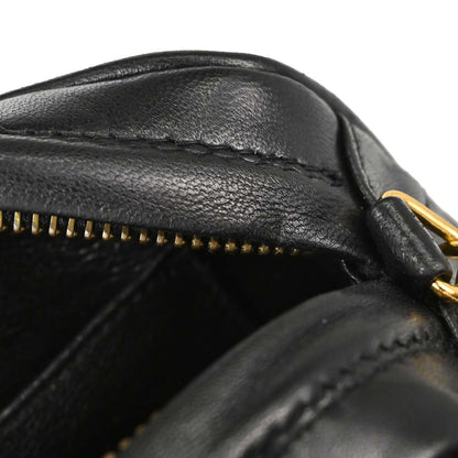 Chanel 1994-1996 Black Lambskin Camera Bag Mini