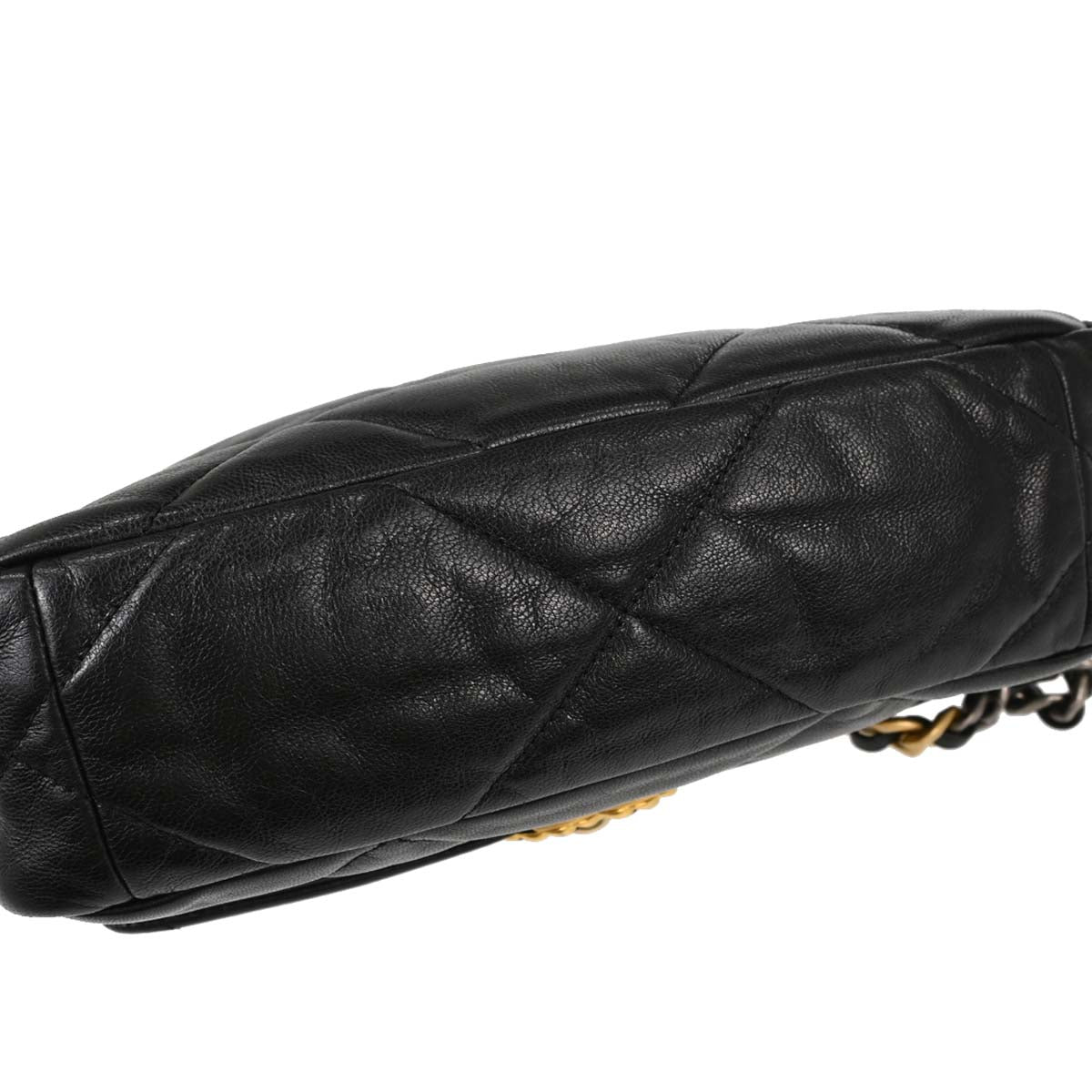 Chanel Black Lambskin Dix-neuf 19 Flap 2way Shoulder Handbag
