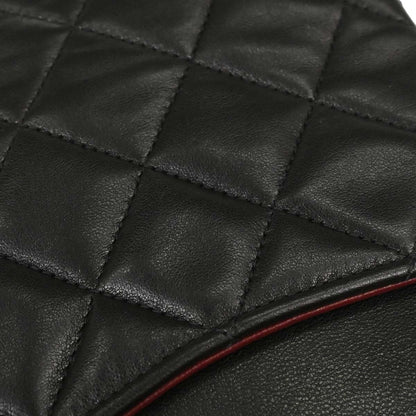 Chanel 1994-1996 Black Lambskin Medium Classic Double Flap Shoulder Bag