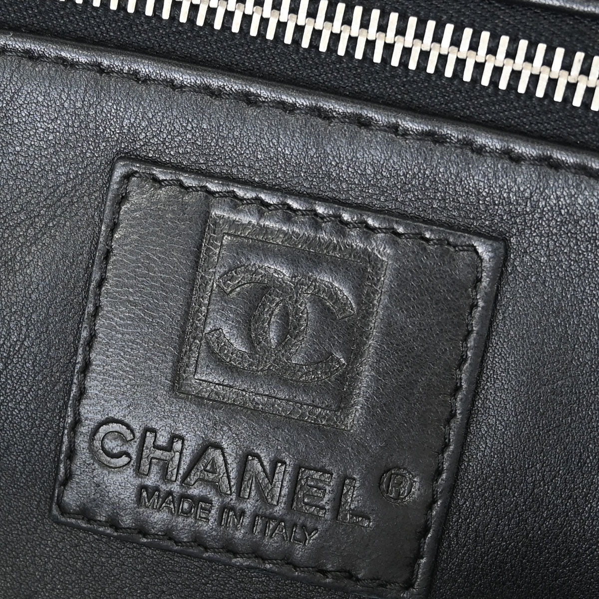 Chanel Black Suede Artificial Fur Sport Line Shoulder Bag