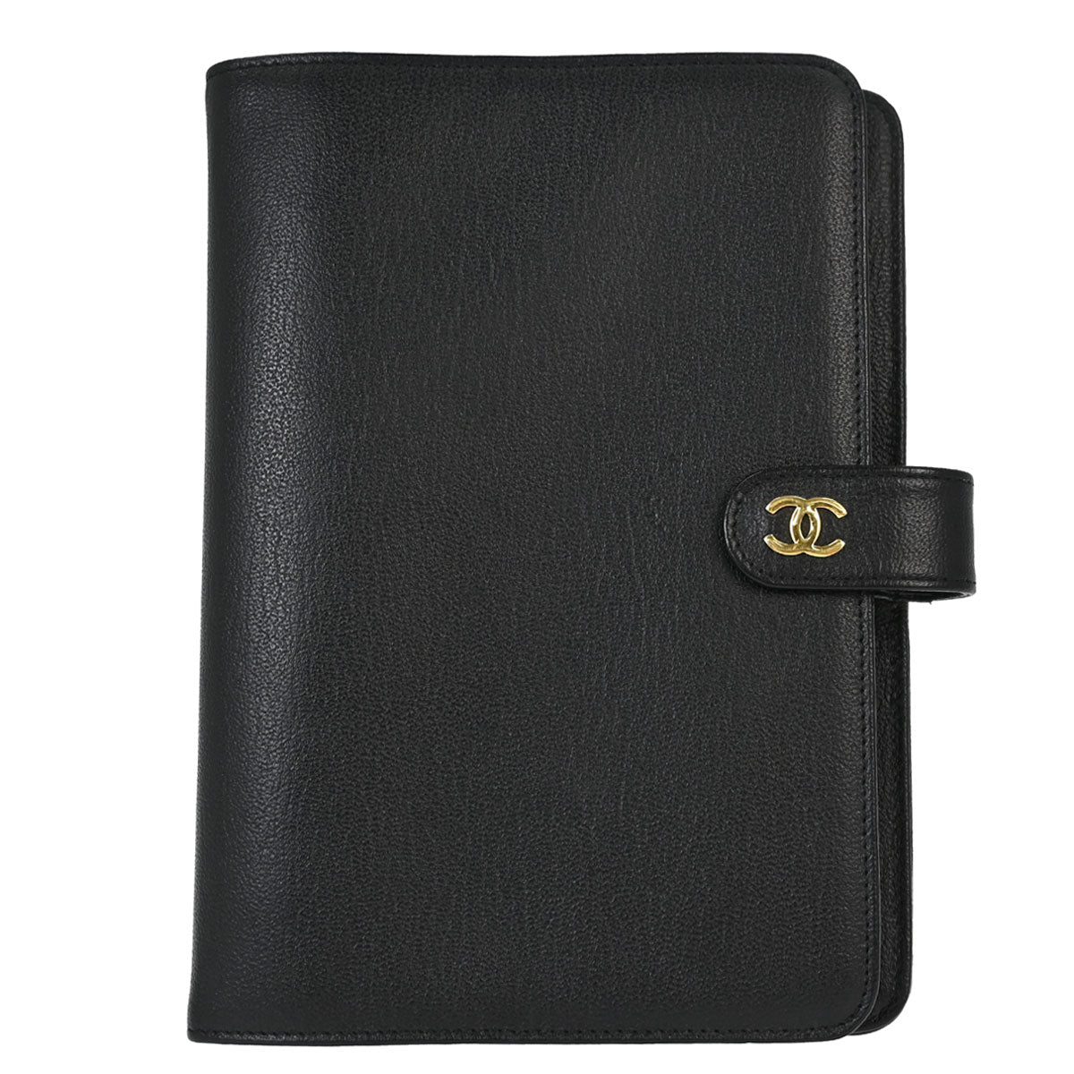 Chanel Black Calfskin Notebook Cover Small Good