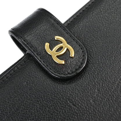 Chanel Black Calfskin Notebook Cover Small Good