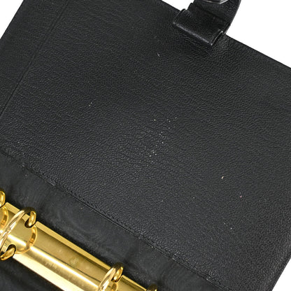 Chanel Black Calfskin Notebook Cover Small Good