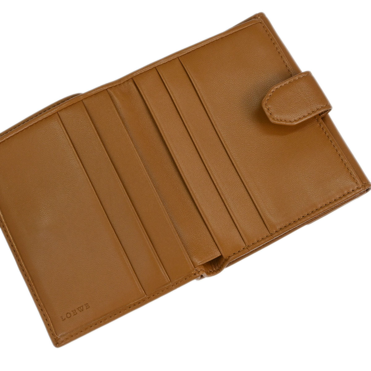 Loewe Brown Lambskin Bifold Wallet