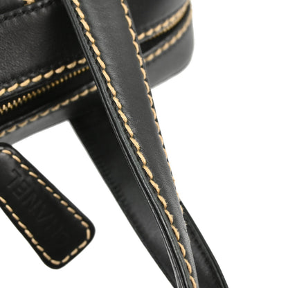 Chanel 2003-2004 Black Calfskin Wild Stitch Handbag