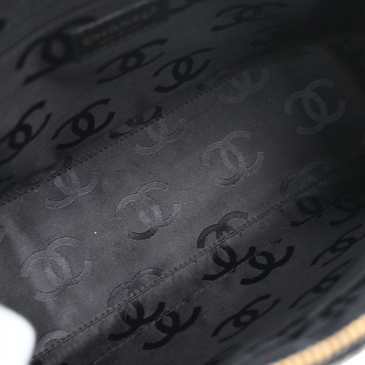 Chanel 2003-2004 Black Calfskin Wild Stitch Handbag