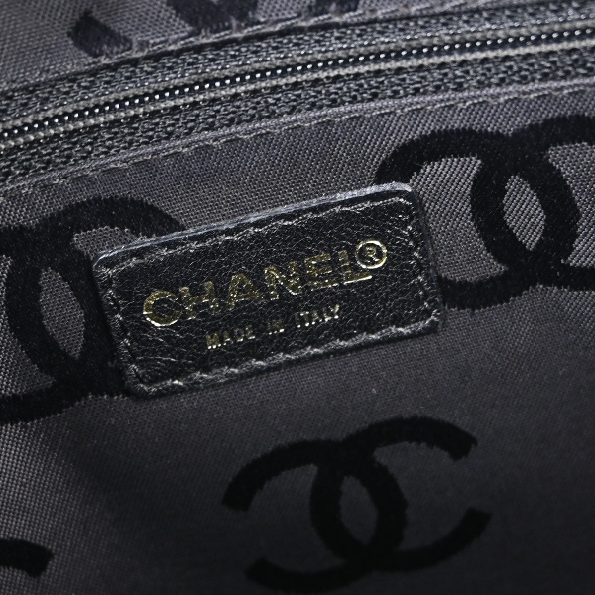 Chanel 2003-2004 Black Calfskin Wild Stitch Handbag