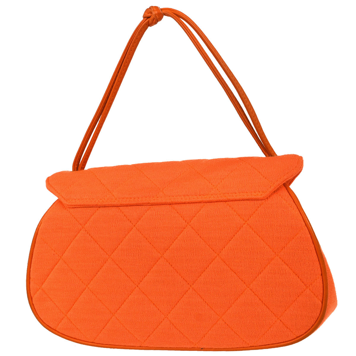 Chanel Orange Jersey Handbag
