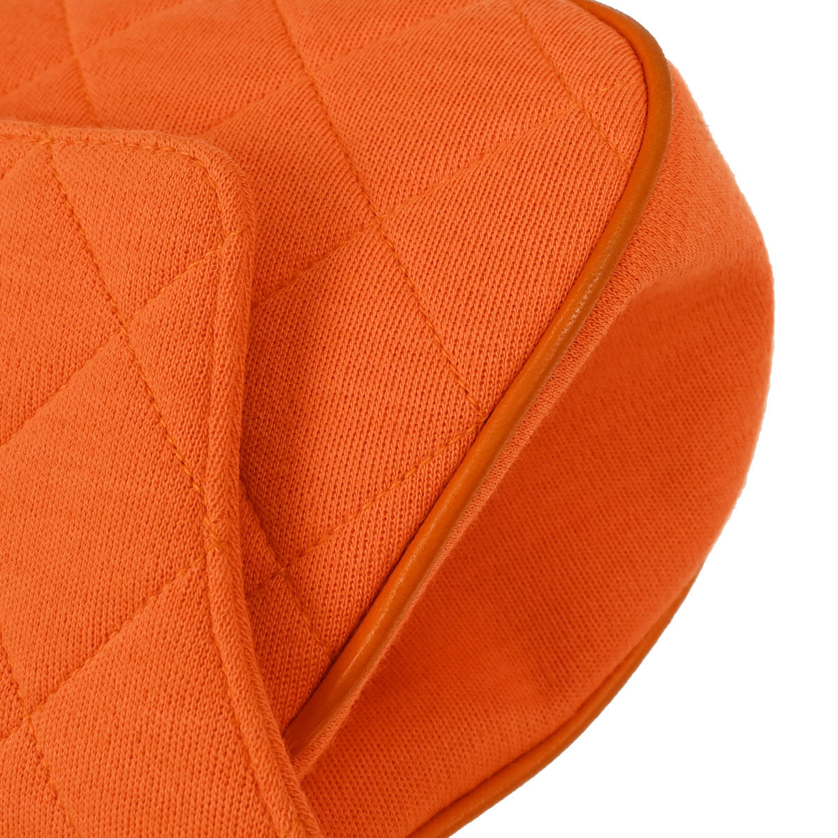 Chanel Orange Jersey Handbag