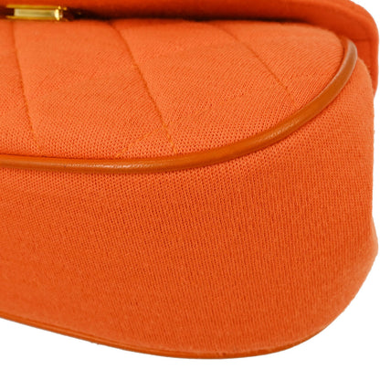 Chanel Orange Jersey Handbag