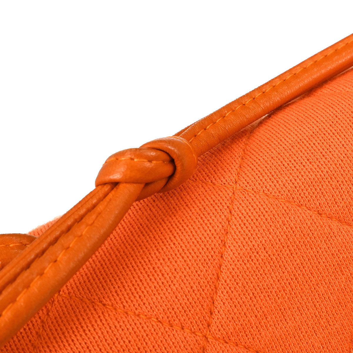 Chanel Orange Jersey Handbag