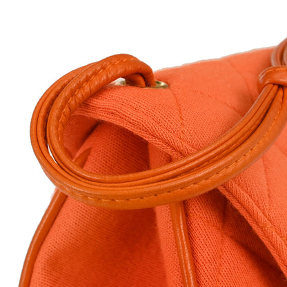 Chanel Orange Jersey Handbag