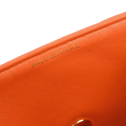Chanel Orange Jersey Handbag