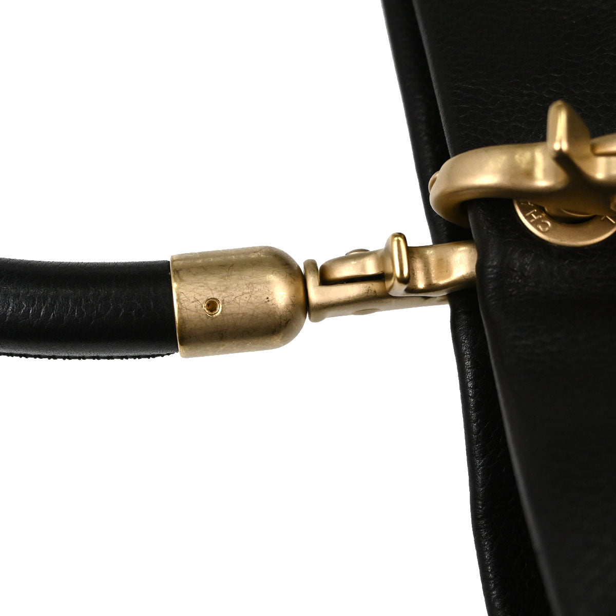 Chanel 2003-2004 Black Caviar Skin Tote Handbag