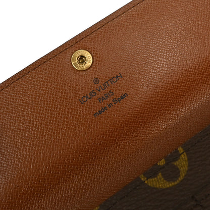 Louis Vuitton Monogram Porte Monnaie Credit Wallet M61725