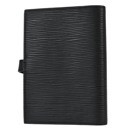 Louis Vuitton Black Epi Agenda PM Notebook Cover R20092 Small Good