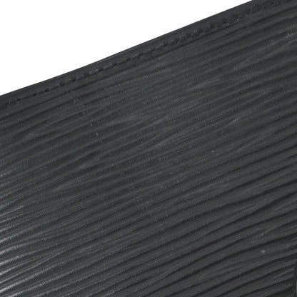Louis Vuitton Black Epi Agenda PM Notebook Cover R20092 Small Good