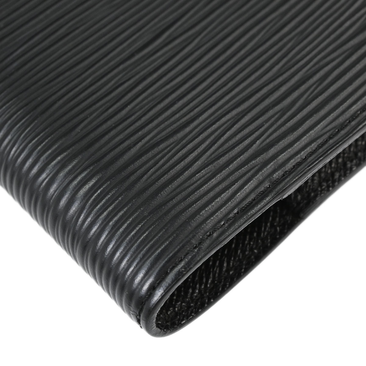 Louis Vuitton Black Epi Agenda PM Notebook Cover R20092 Small Good